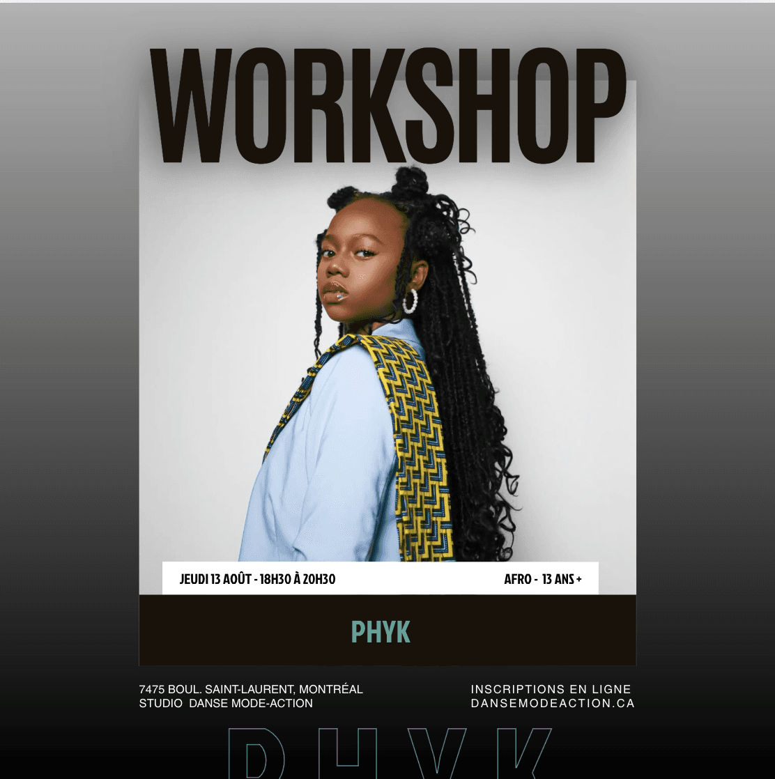 Phyk - Workshop Afro - 13 ans +