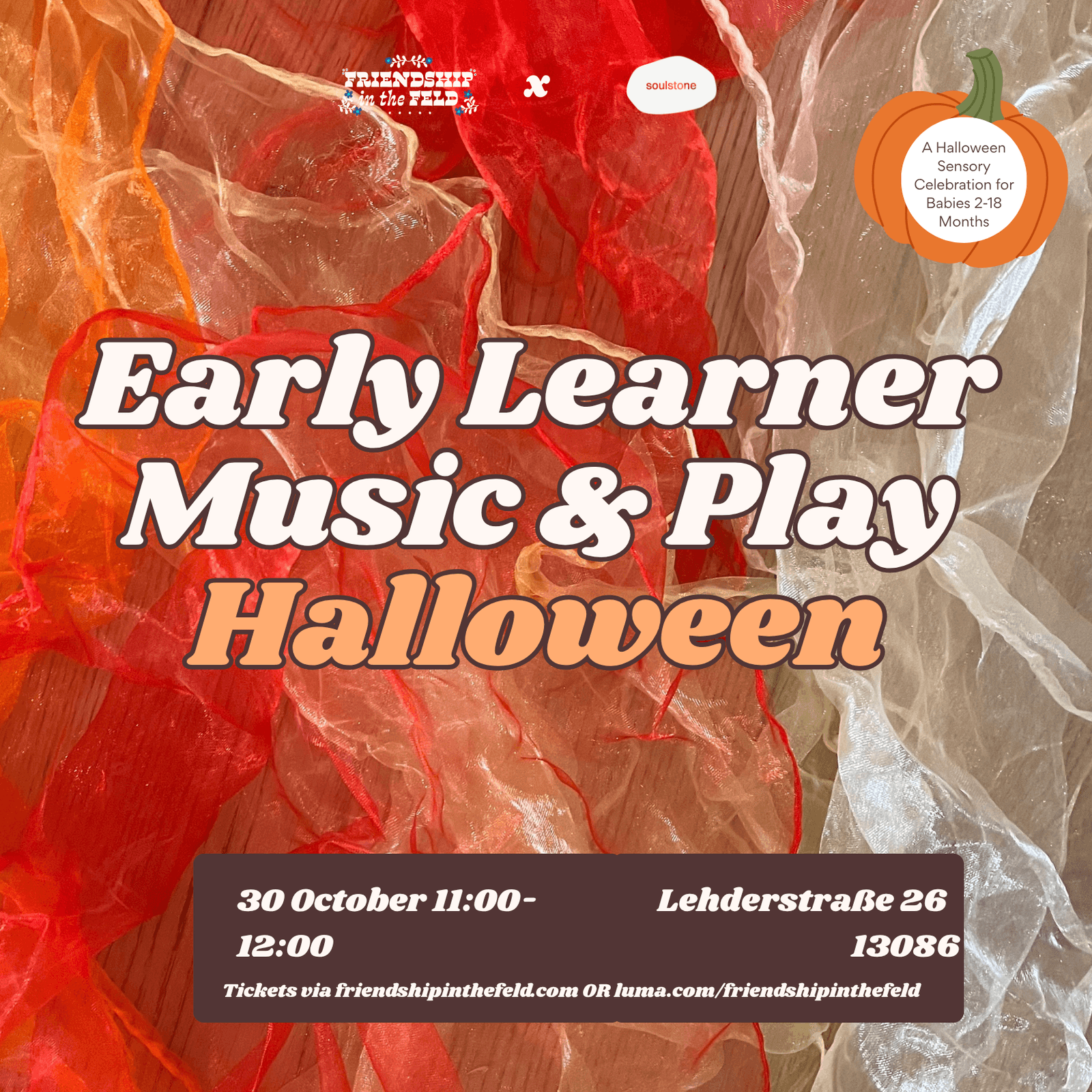 Early Learner Music & Play: A Sensory Workshop for Babies 2-18 Months