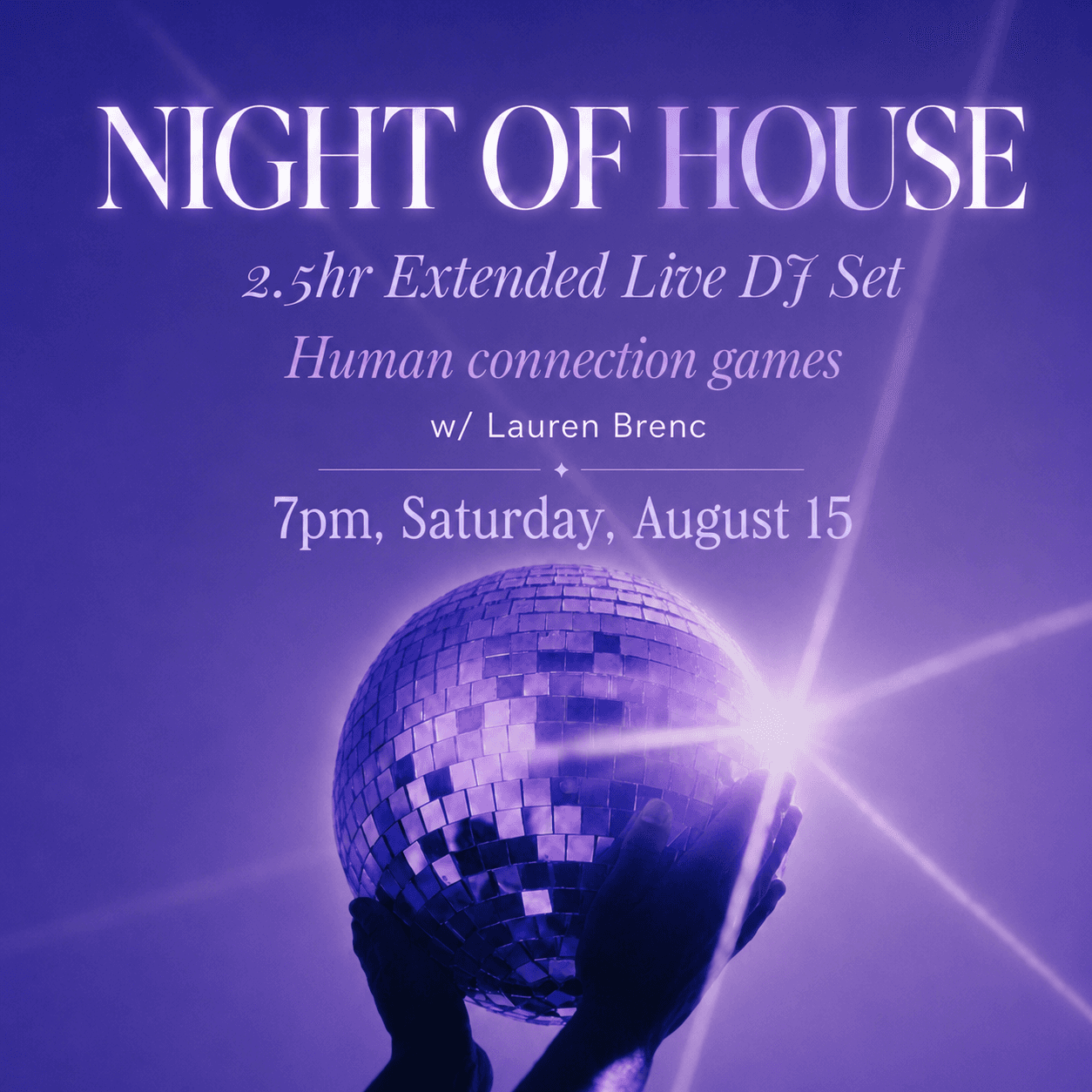MUD\WTR :club x The Oracle Project: NIGHT OF HOUSE