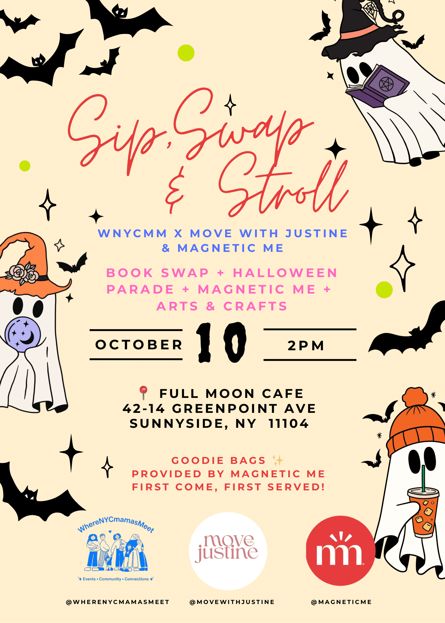 Sip, Swap & Stroll: Halloween Edition