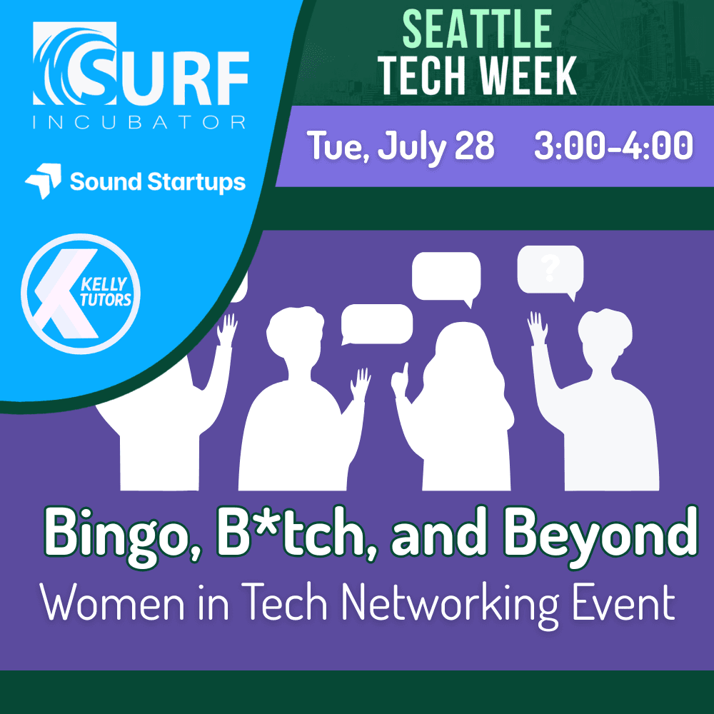 Bingo, B*tch, and Beyond: Women in Tech Networking Event | Kelly Tutors x SURF Incubator x Sound Startups