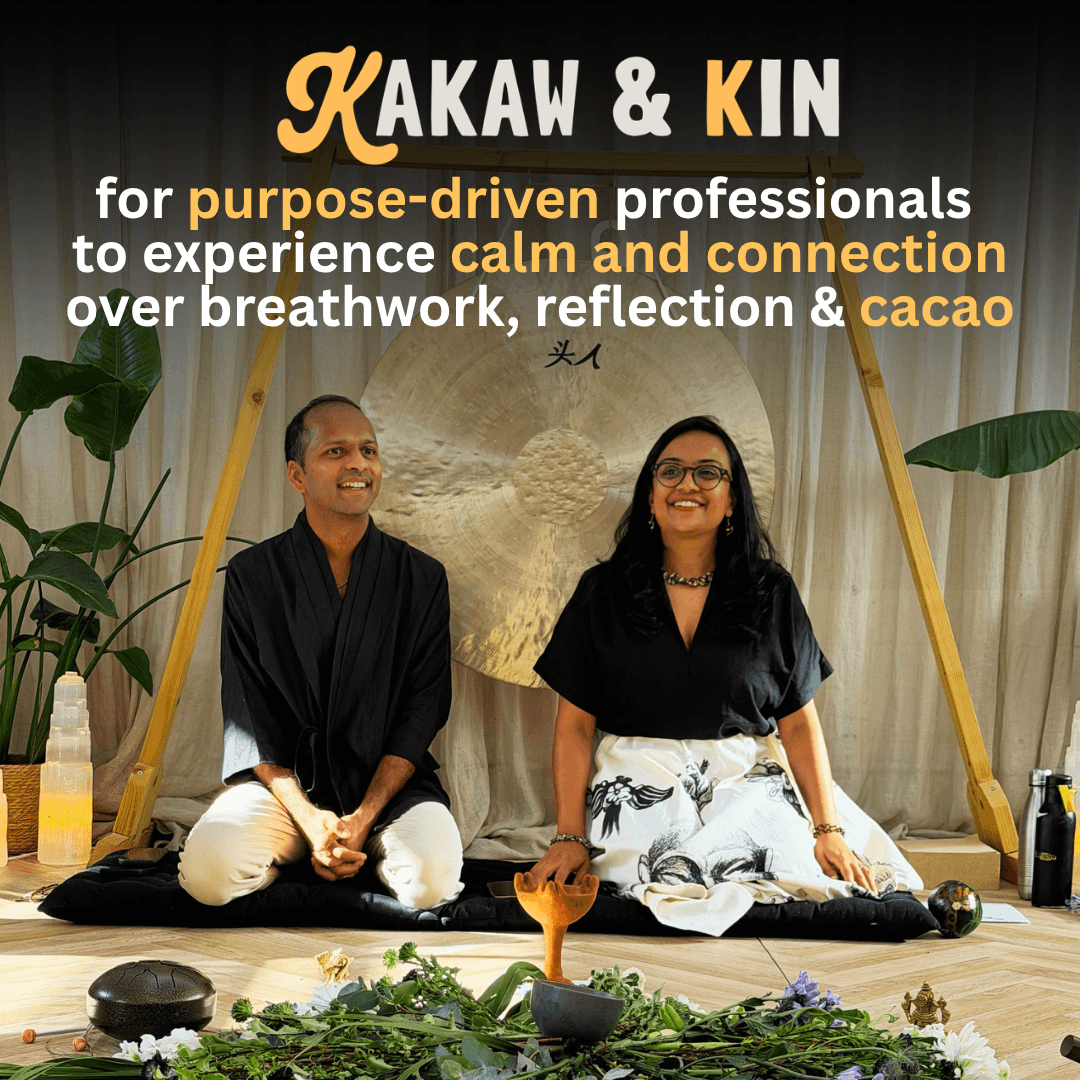 An afternoon of calm, cacao and connection for purpose-driven professionals