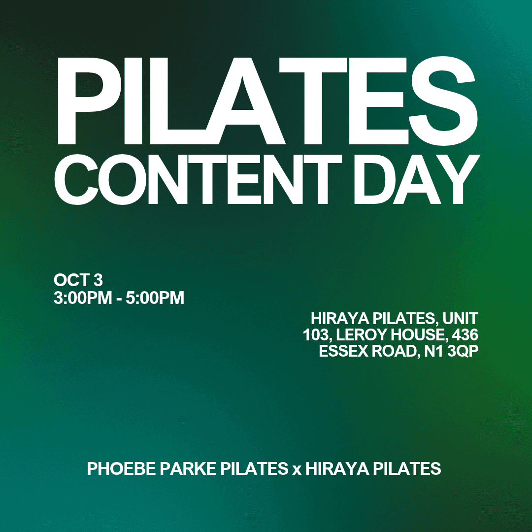 Pilates Content Day at Hiraya Pilates, Islington