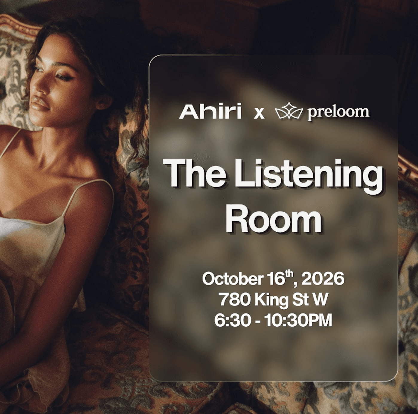 Ahiri x Preloom: The Listening Room
