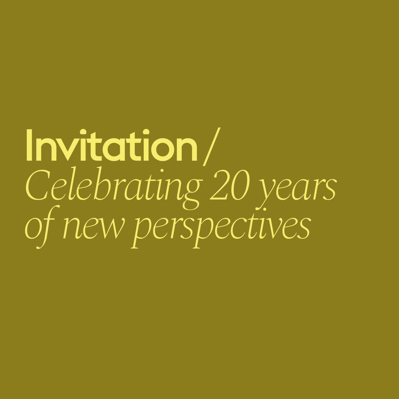 Muuto 20Y Anniversary x Svenssons