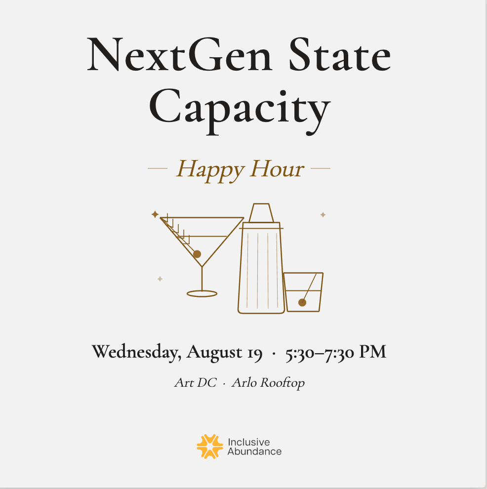 NextGen State Capacity Happy Hour
