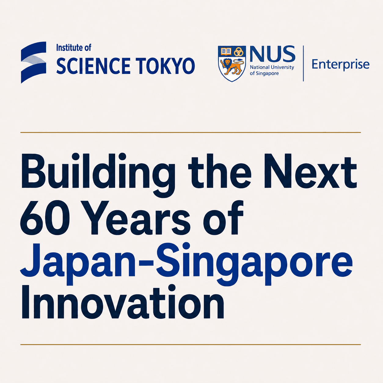Building the Next 60 Years of Japan-Singapore Innovation