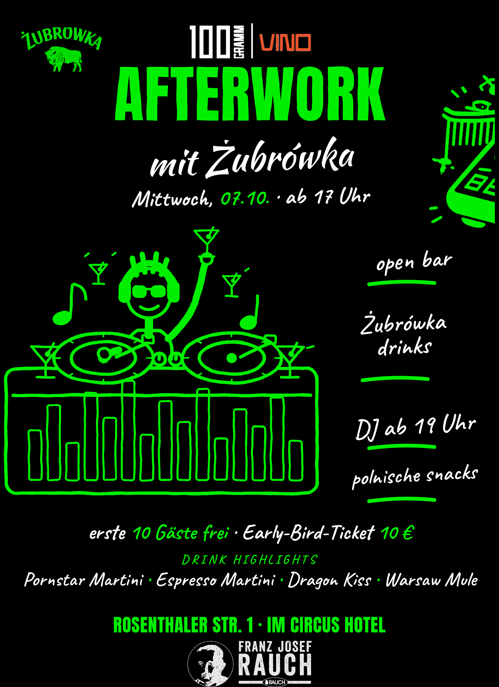 Afterwork @ 100 GRAMM Vino