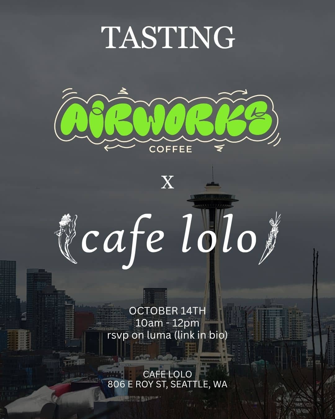 Cafe Lolo x Airworks Tasting