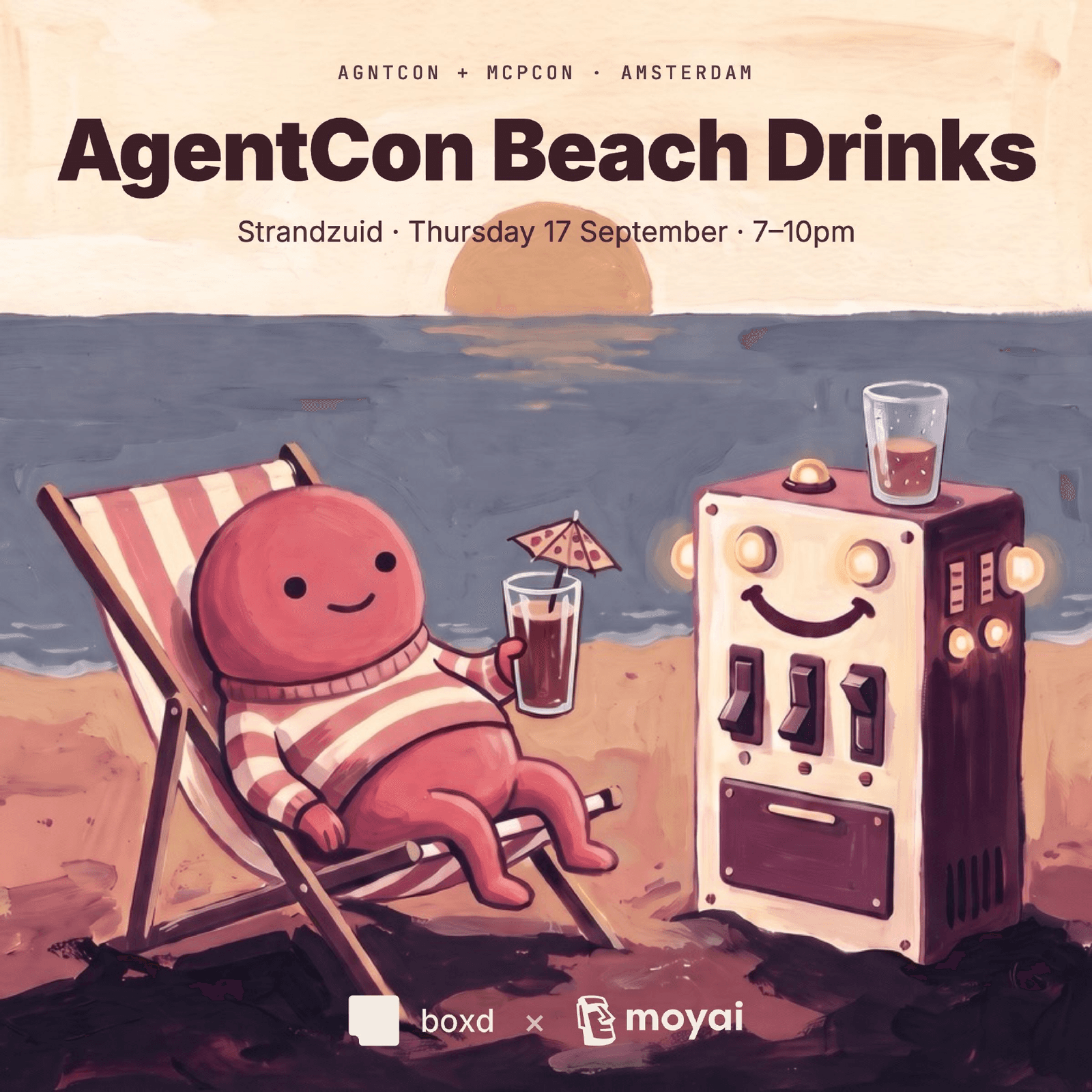 AgentCon Beach Drinks