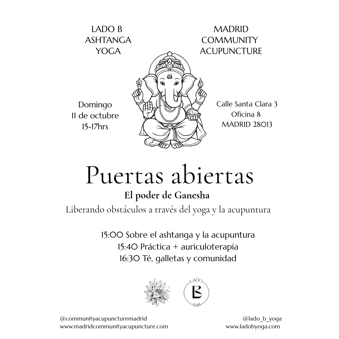 El poder de Ganesha Liberando obstáculos a través del yoga y la acupuntura (2)