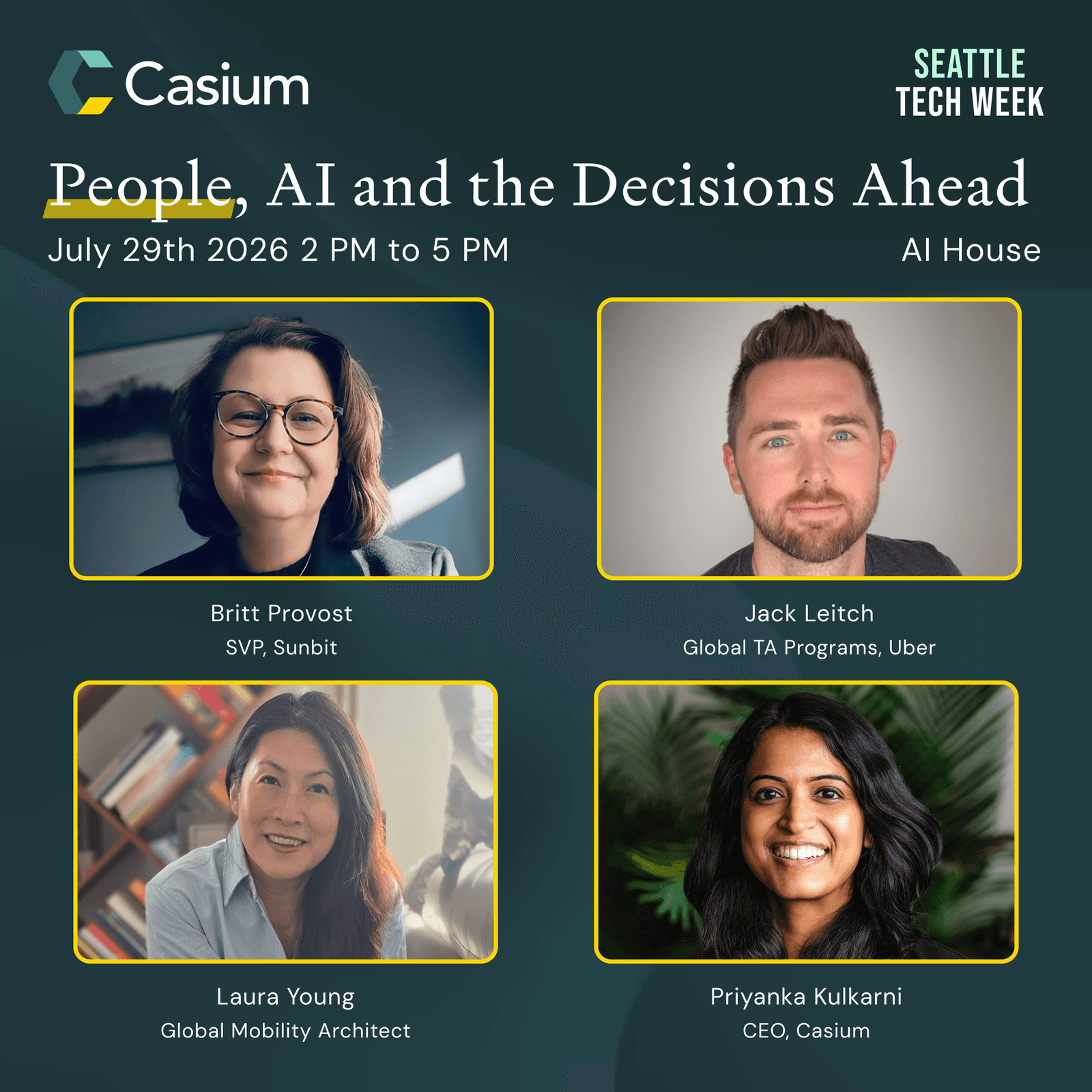 People, AI, and the Decisions Ahead | Casium & AI House