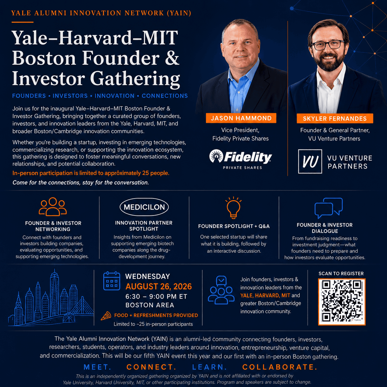 Yale–Harvard–MIT Boston Bio AI Founder & Investor Gathering