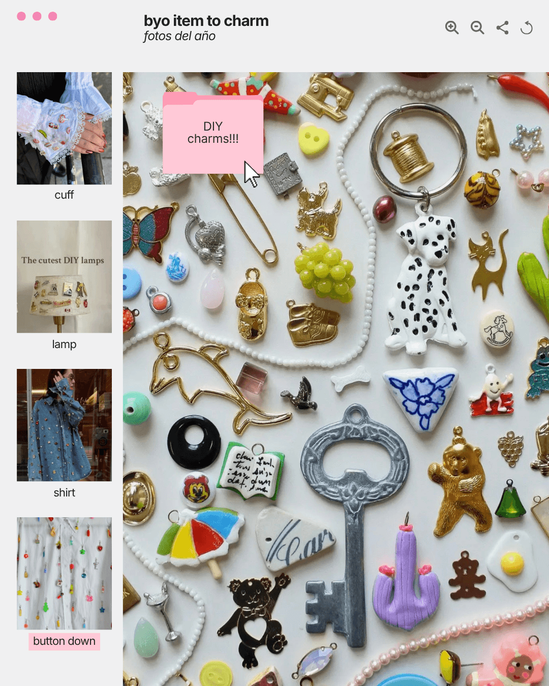 BYO item to charm ✨