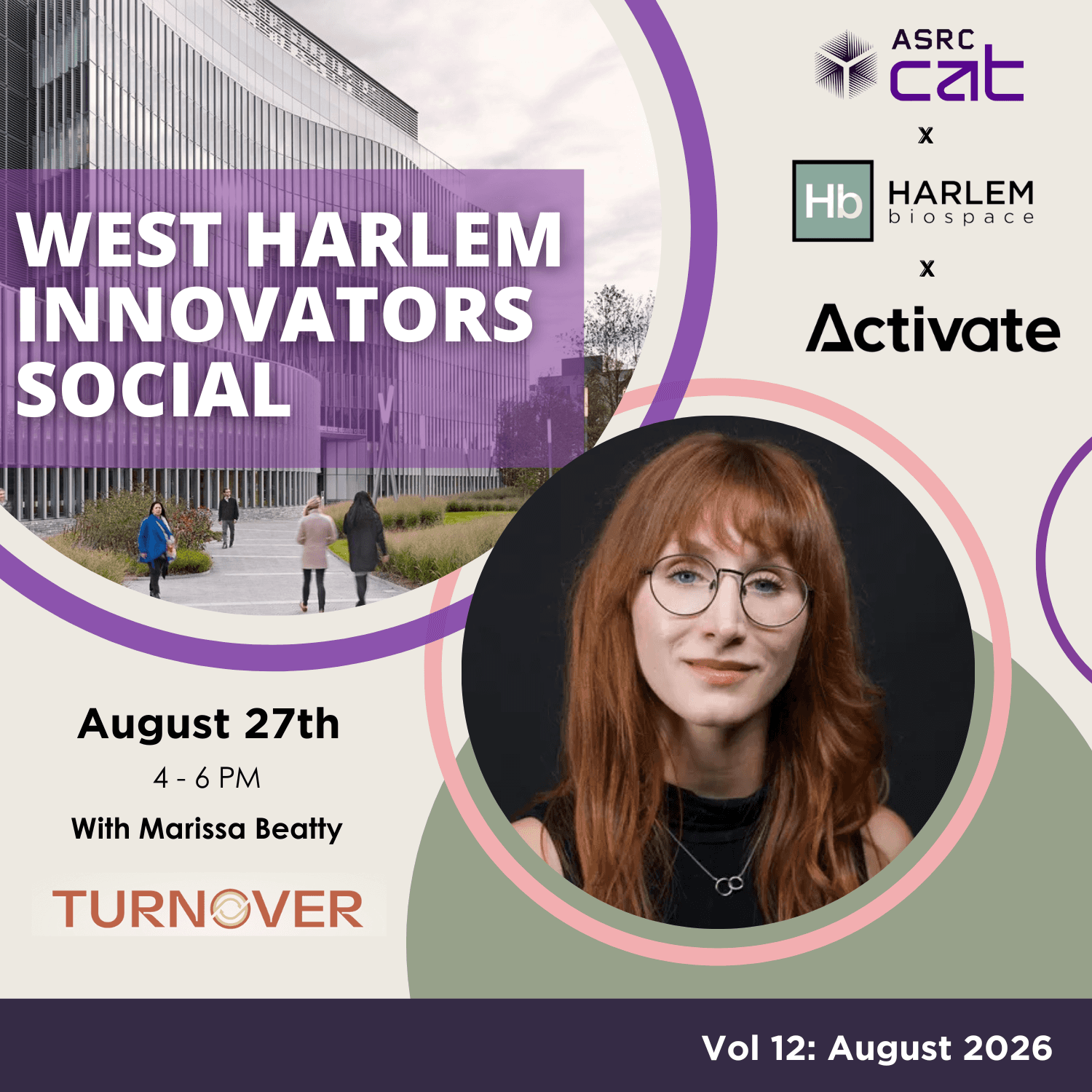 ASRC CAT x HB x Activate NY August Innovators Social