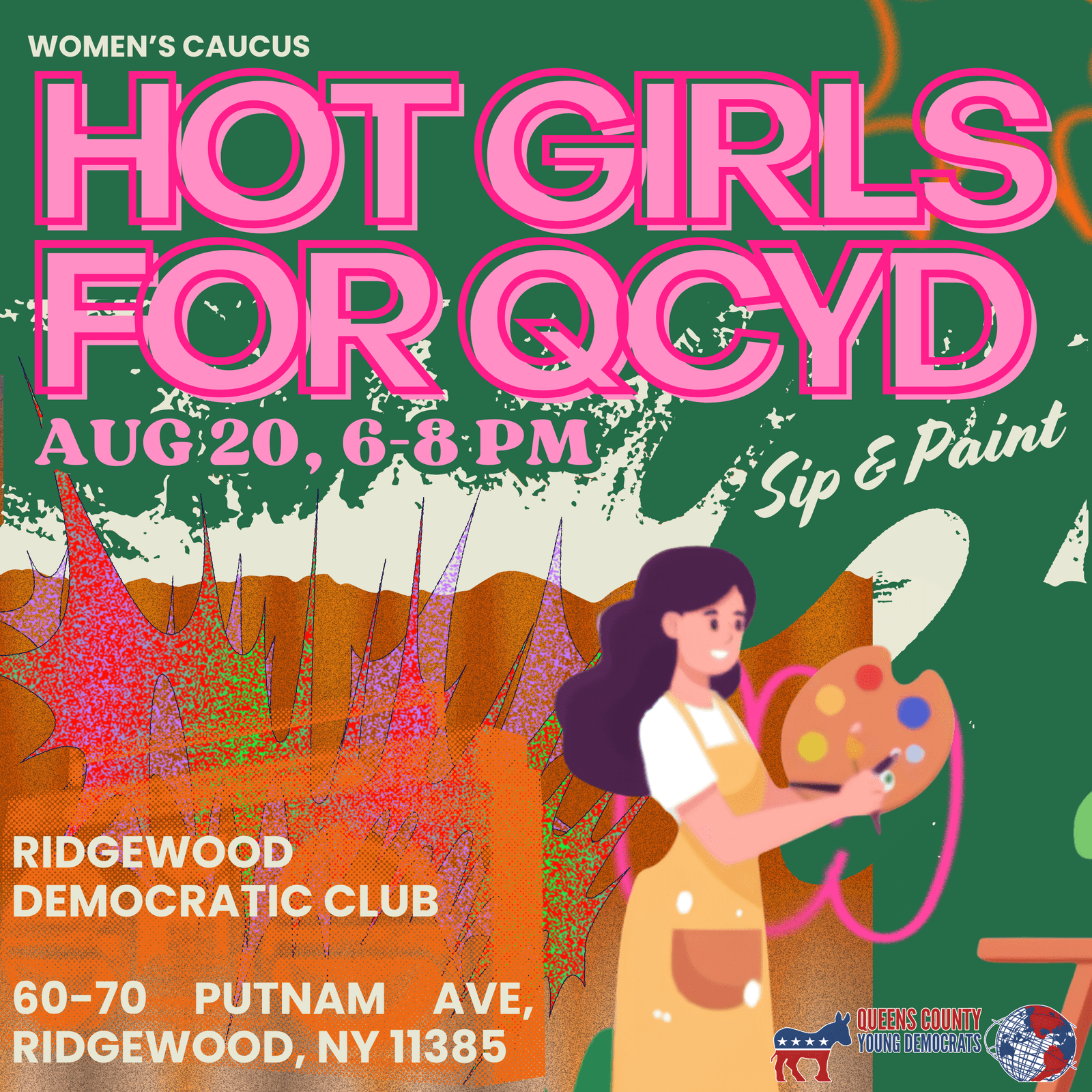 Hot Girls for QCYD | Queens Young Dems Women's Caucus