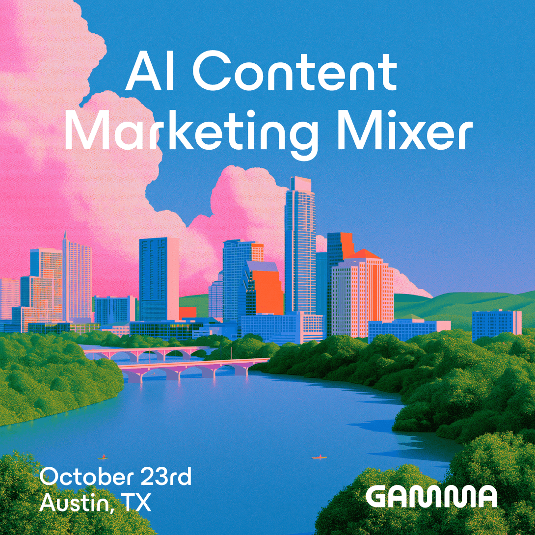AI Content Marketing Mixer ✦ Presented by Gamma