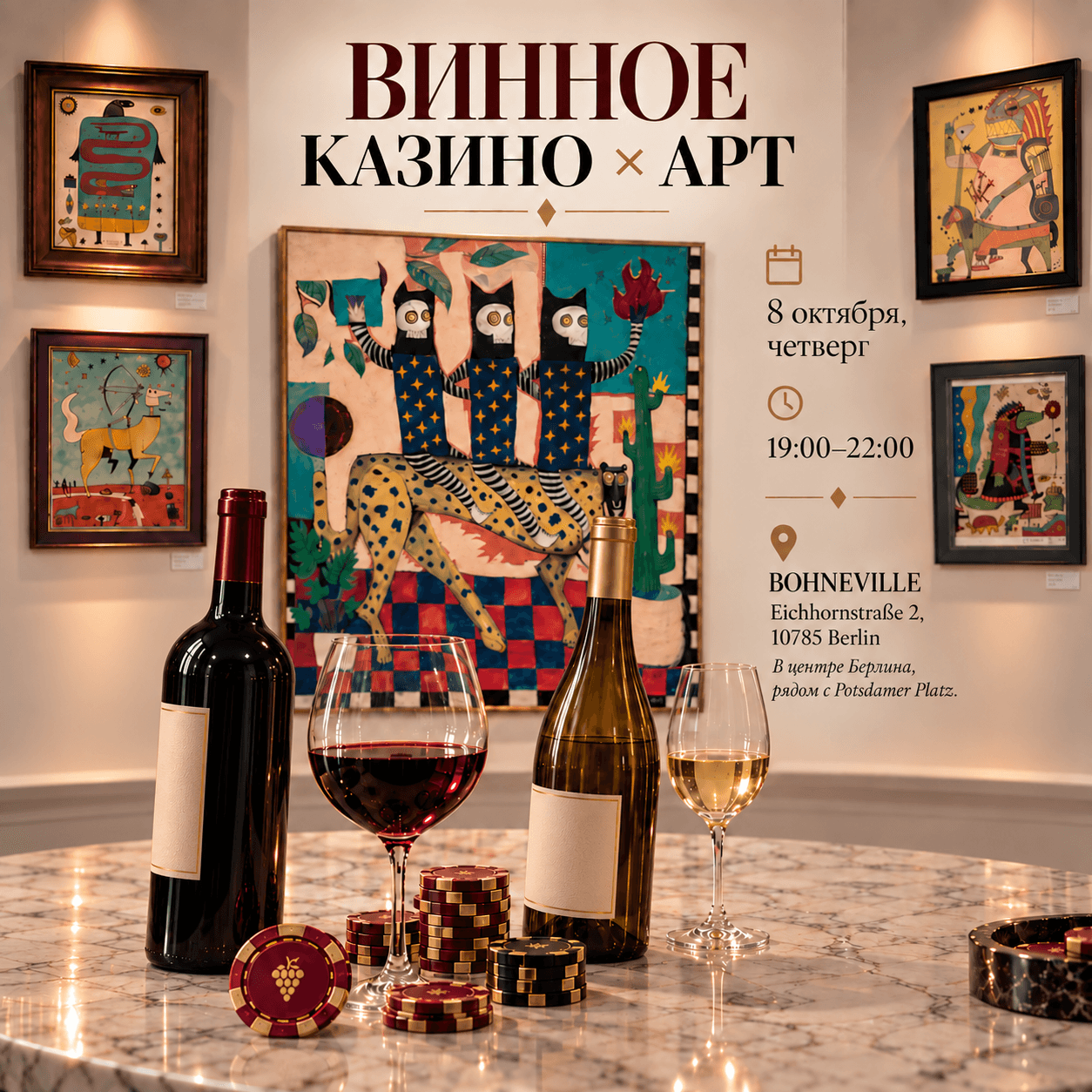 ВИННОЕ КАЗИНО × АРТ
