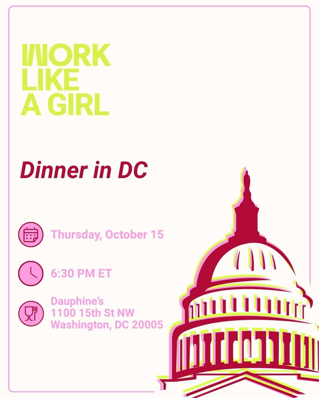 WLAG DC: Fall Dinner