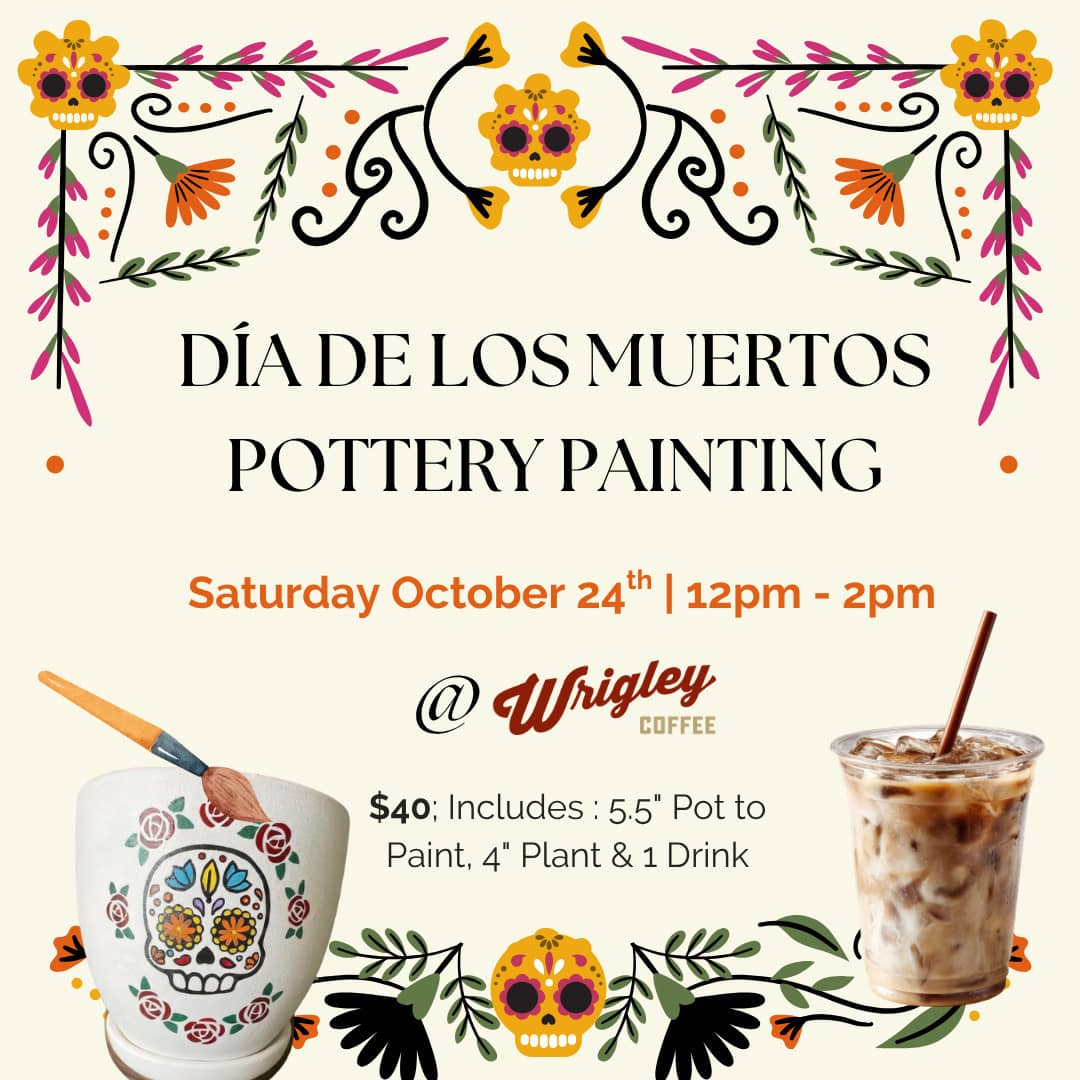 Día De Los Muertos Pottery Painting