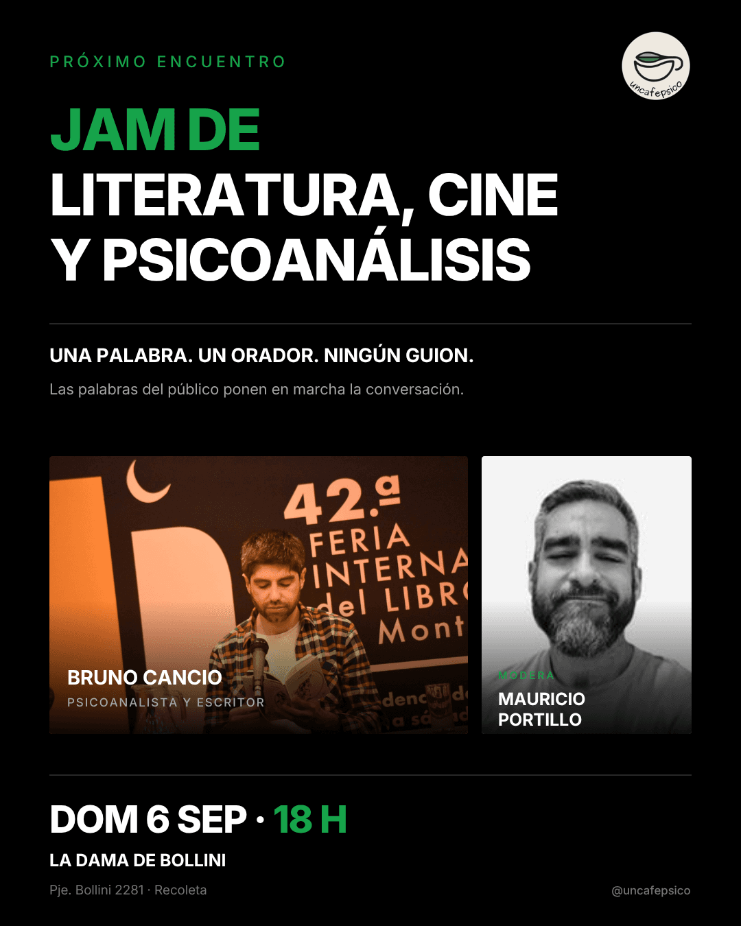 Jam de Literatura, Cine y Psicoanálisis