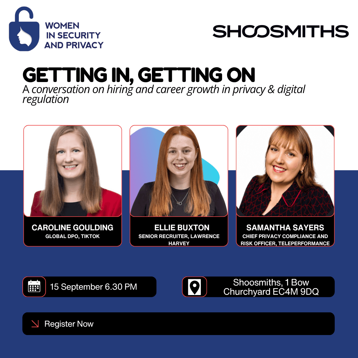 GETTING IN, GETTING ON: A conversation on hiring and career growth in privacy & digital regulation