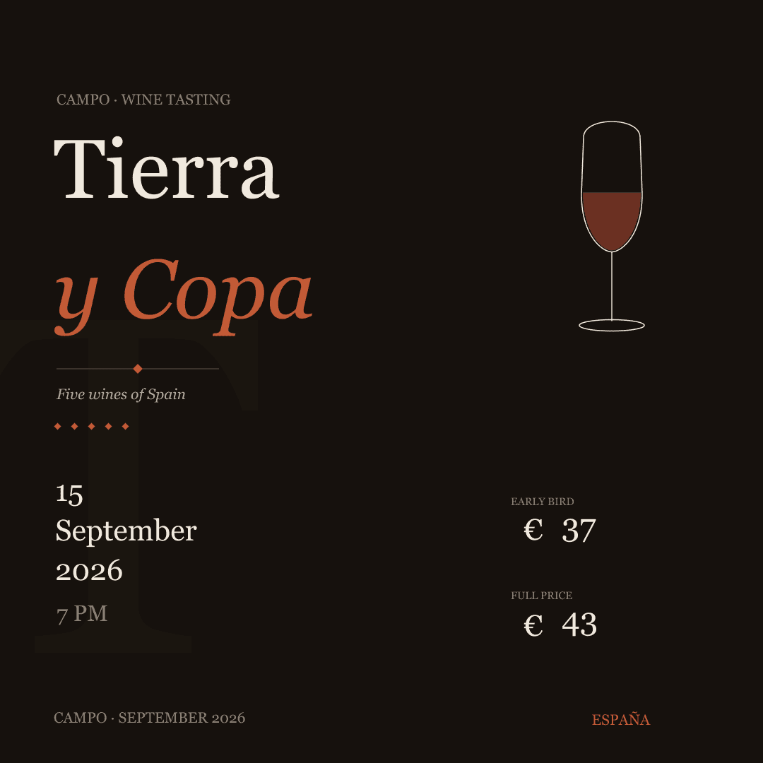 Tierra y Copa — Five Wines of Spain