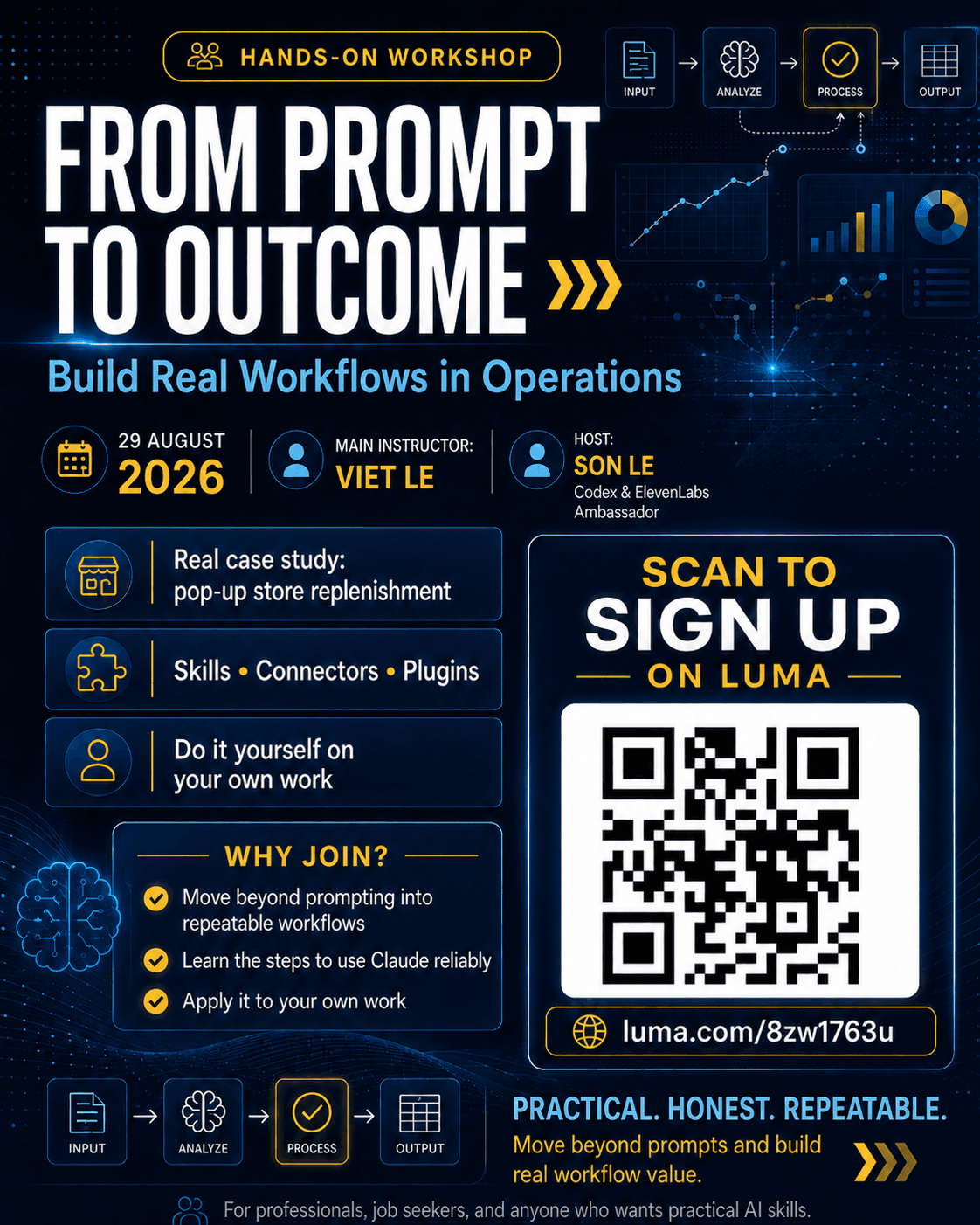 From Prompt to Outcome: Build Real Workflows in Operations
