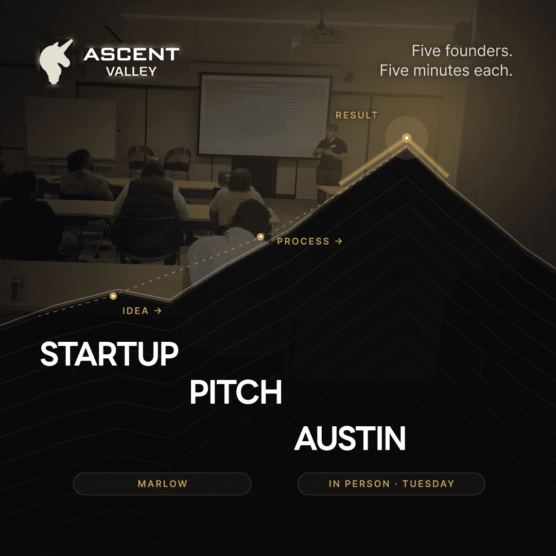 Startup Pitch Events Austin: 5 Founders on Stage