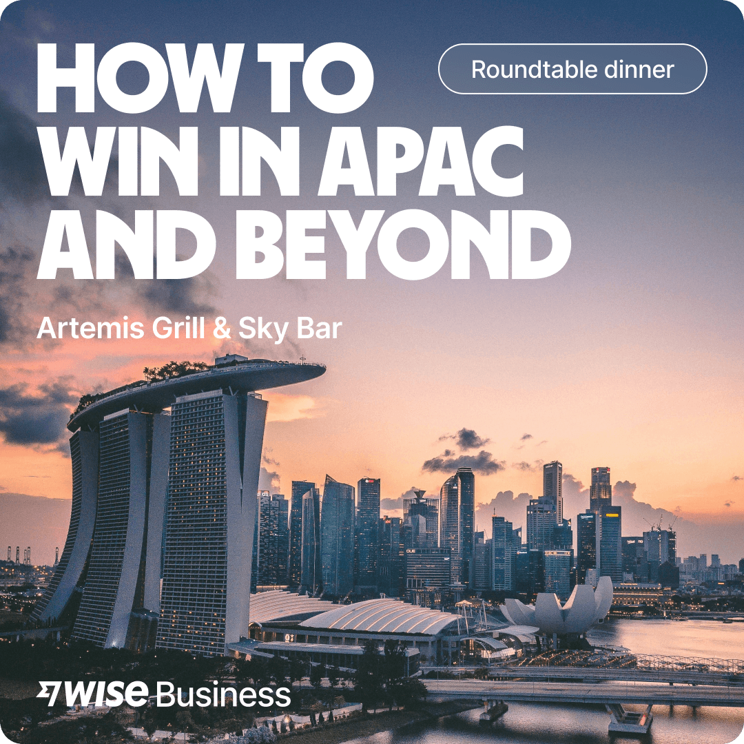 How to win in APAC and beyond: Networking dinner at Artemis Grill & Sky Bar