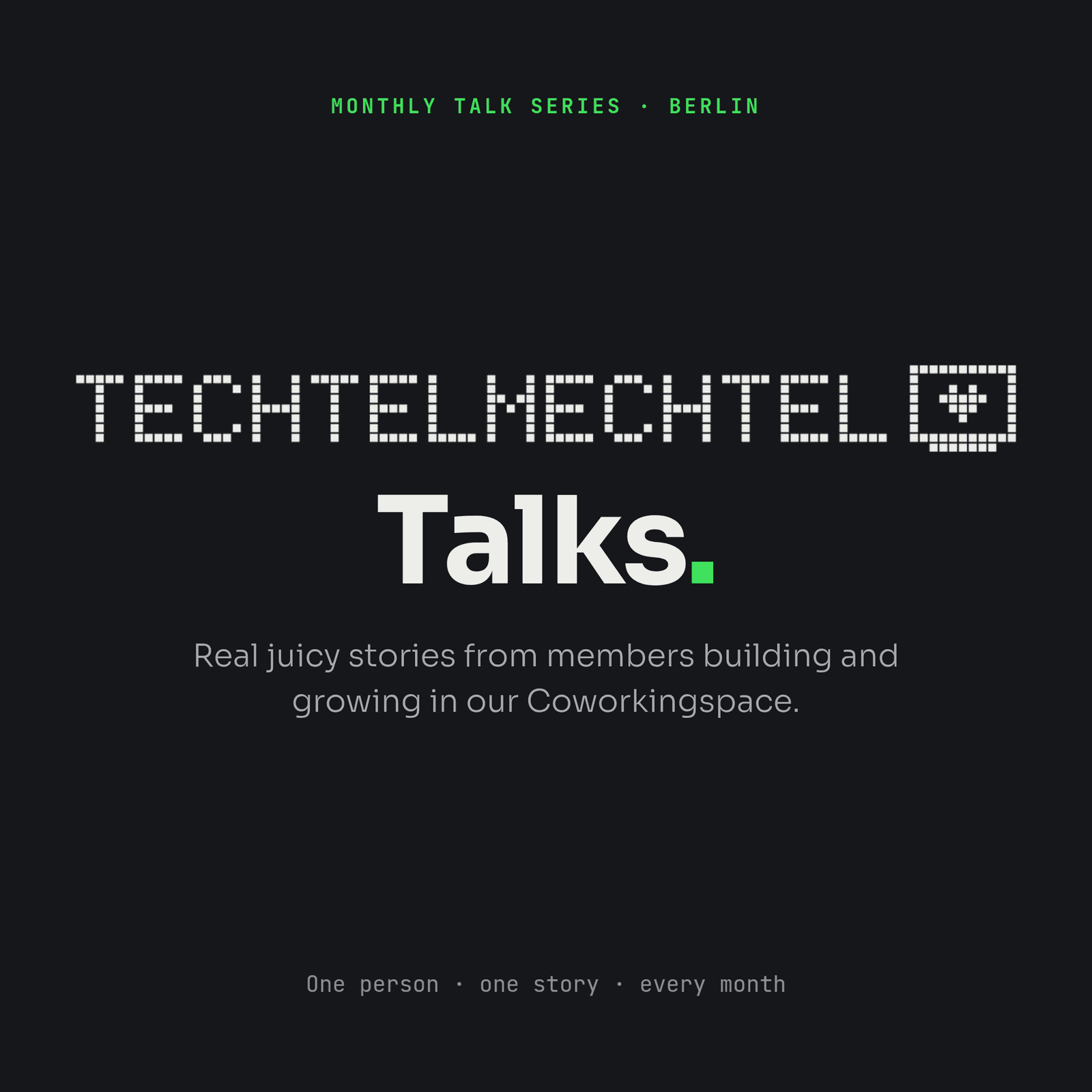 Techtelmechtel Talks #1 – Lukas Rieder: Freelance or GmbH? A Solo Tech Founder's Story.