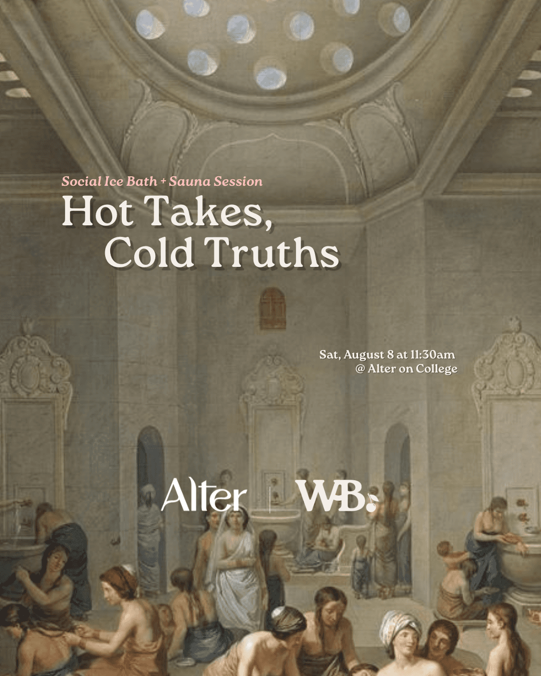 Hot Takes & Cold Truths: Social Ice Bath + Sauna Session with Alter