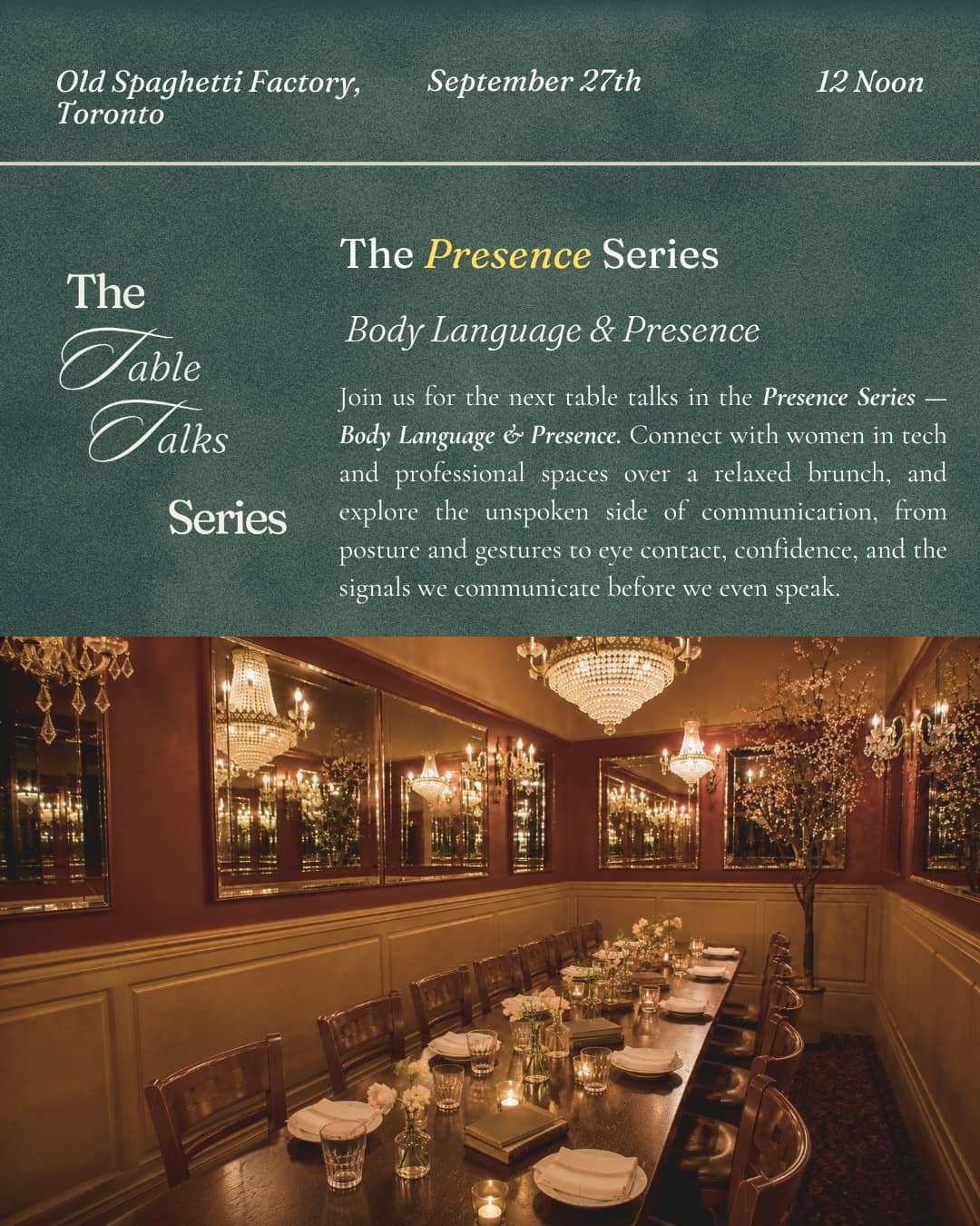 Table Talks: Brunch & Conversation