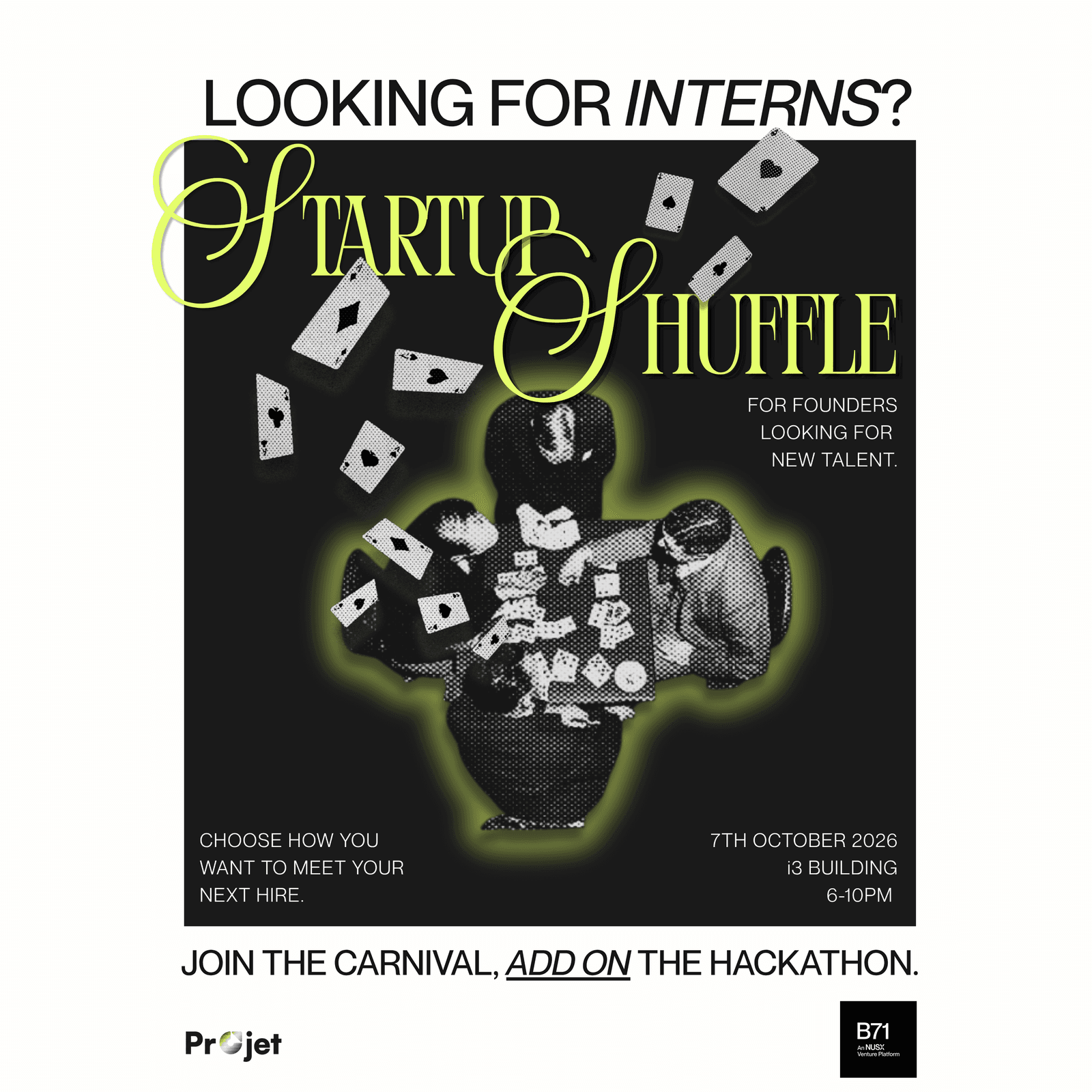 Startup Shuffle Startups Recruitment [Hackathon + Carnival]