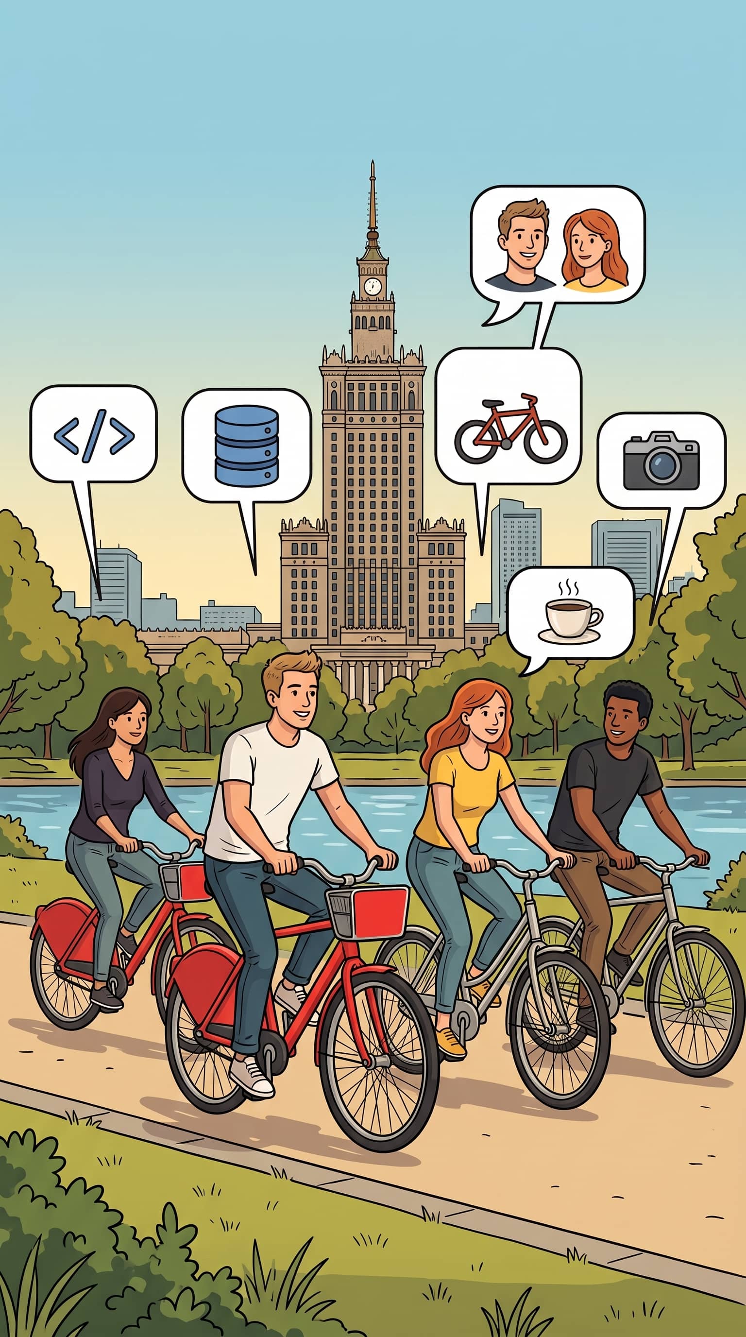 Warsaw Tech Expats: Goodbye to summer bike tour