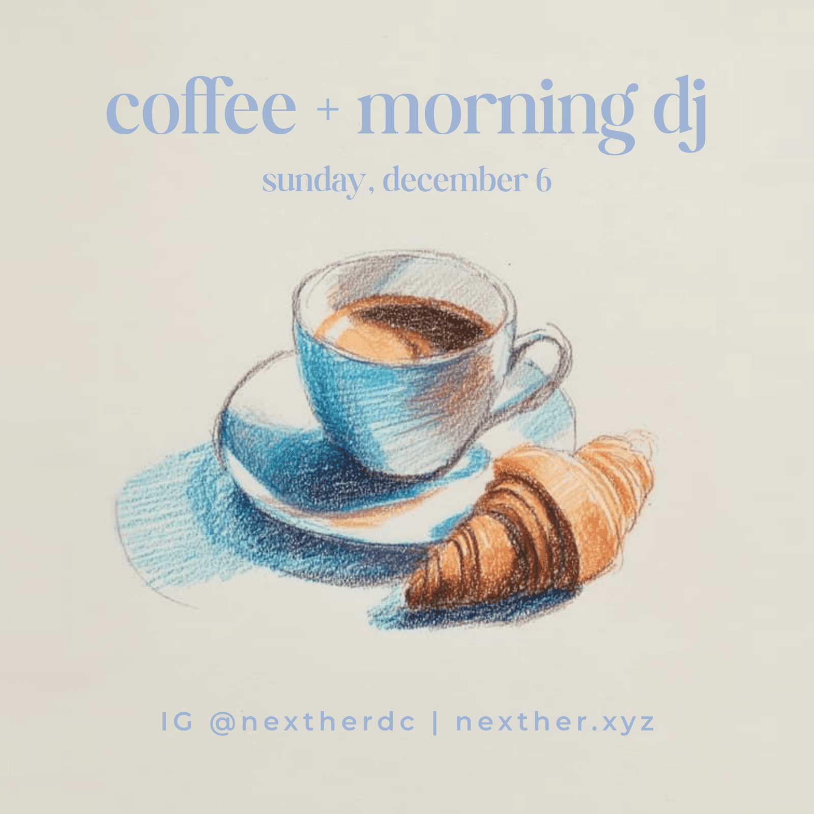 coffee + morning dj