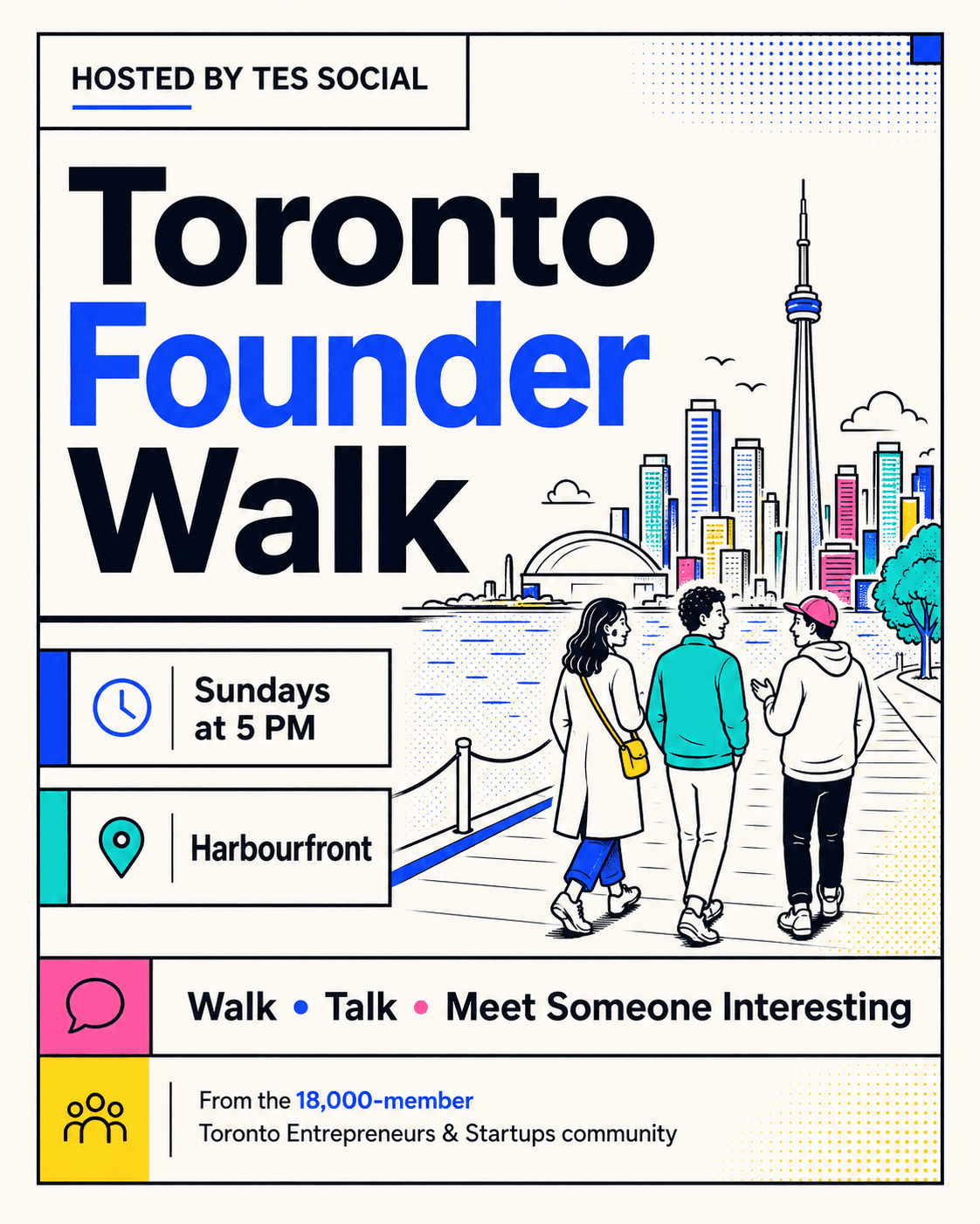 🔥Toronto Founder Walk #3 - Better conversations. Better people. No awkward networking.