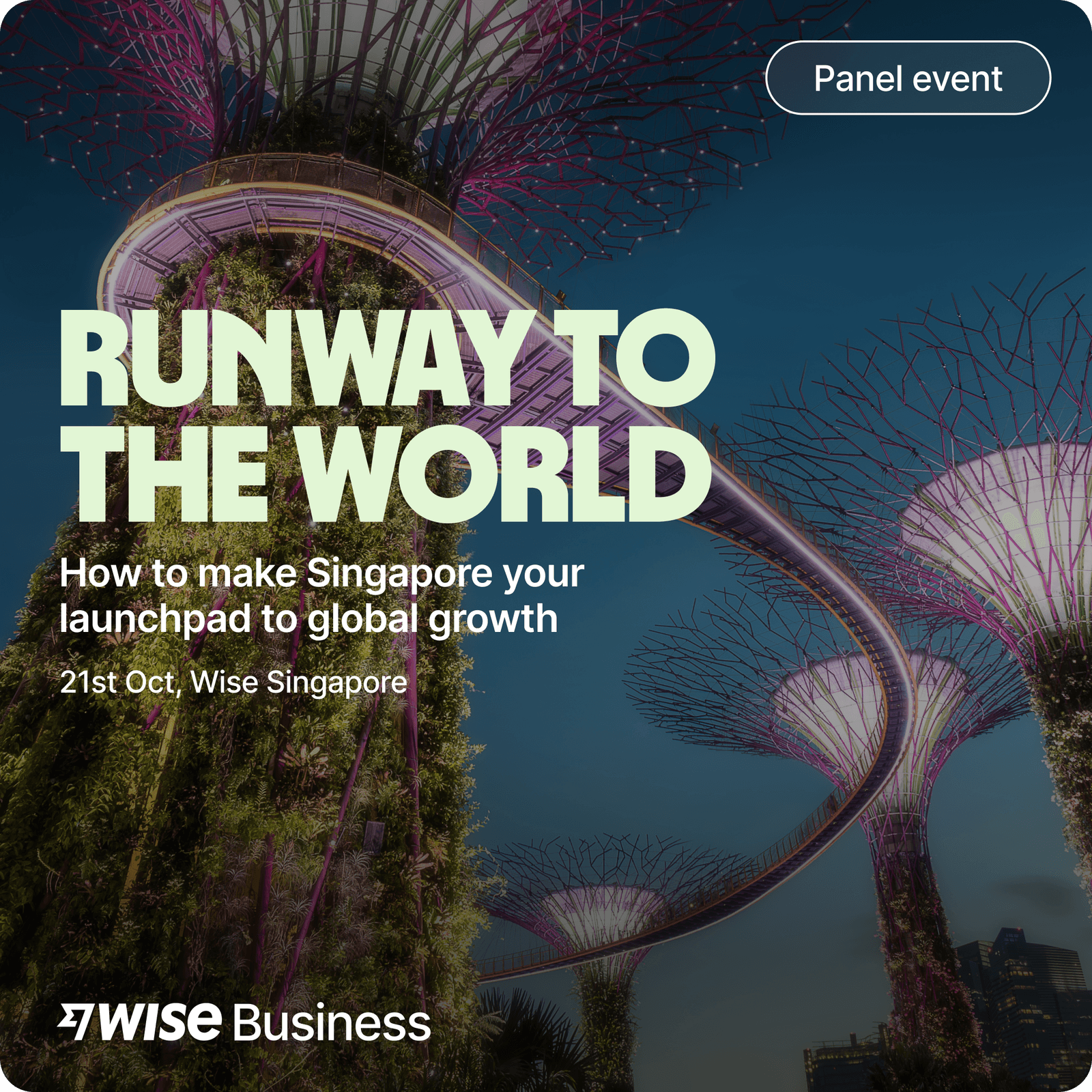 Founders & investors evening: How to make Singapore your launchpad to global growth