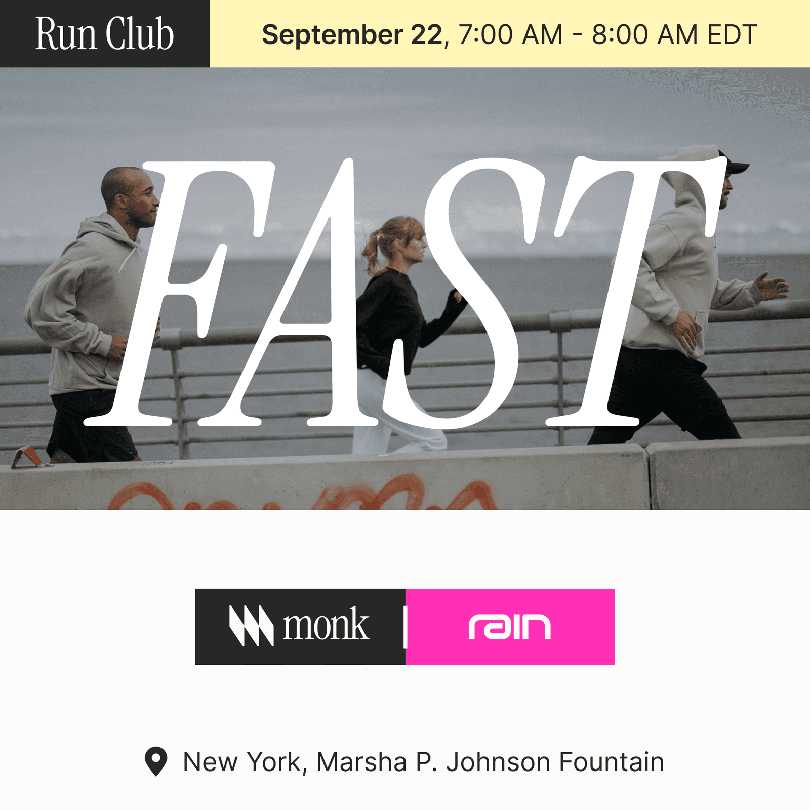 Fintech Run Club ft. Rain, Monk, and JP Morgan