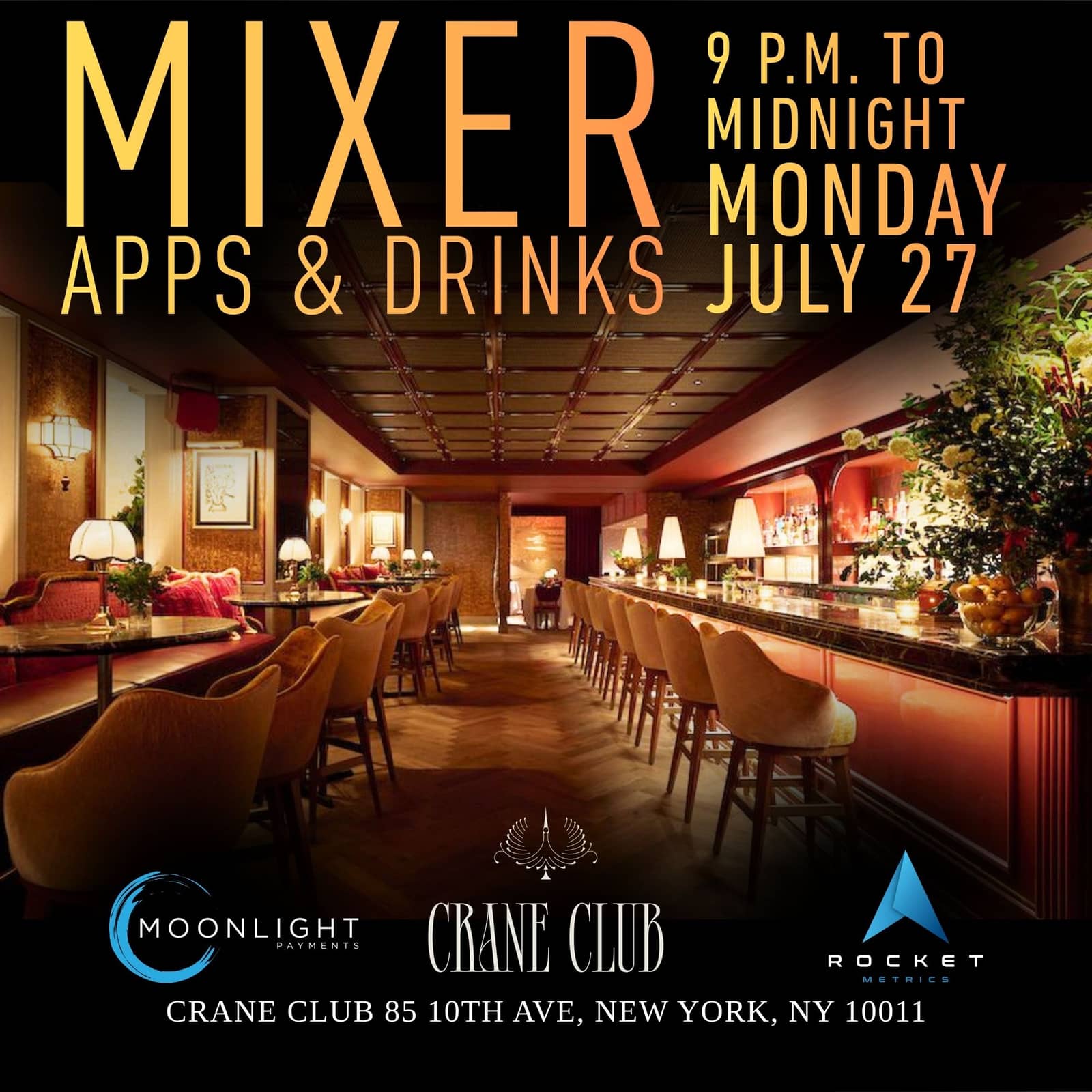 Crane Club: Moonlight & Rocket Metrics Mixer