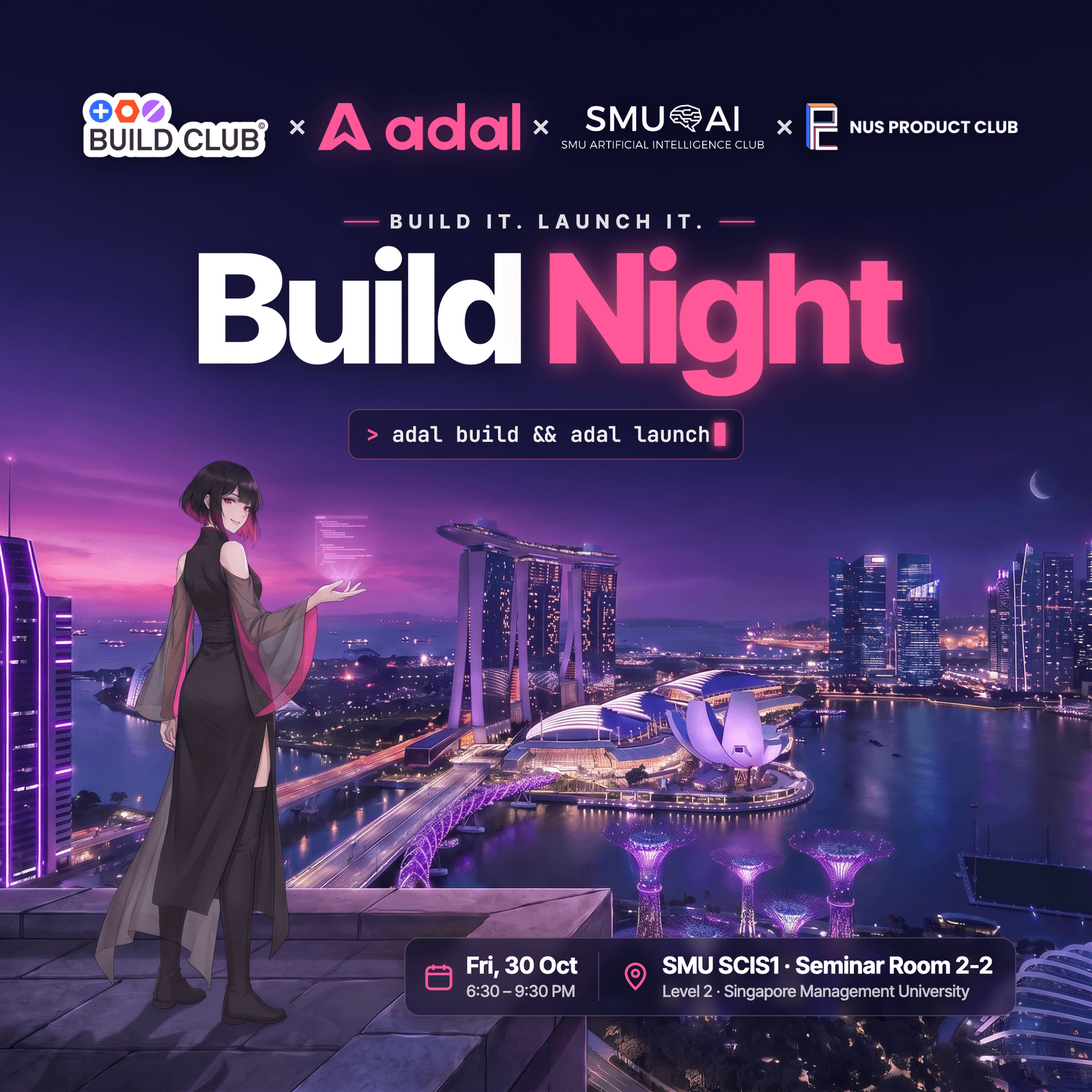 Build Night: Build Club Singapore x AdaL x SMU AI Club