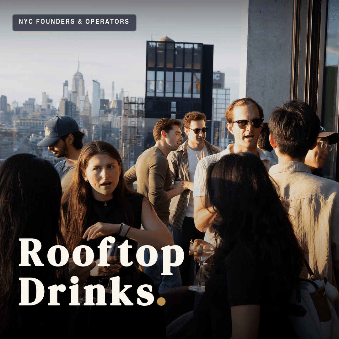 NYC Founders & Operators: Rooftop Drinks