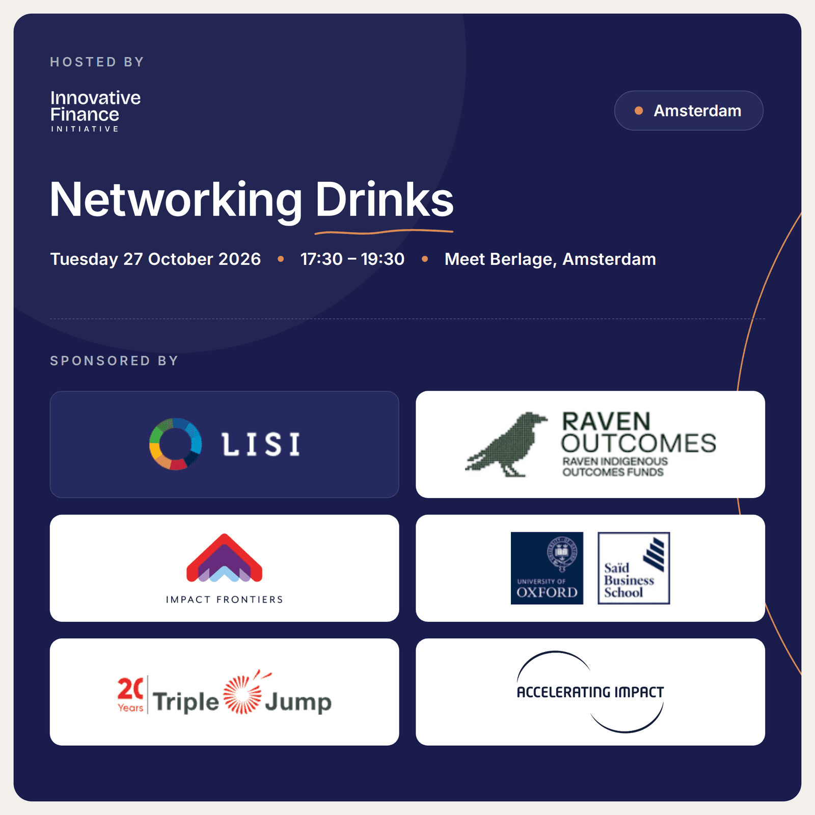 Amsterdam Networking Drinks