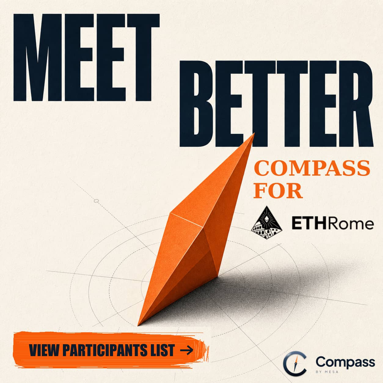 Compass for ETHRome 2026: Companies & Participant List | Meet & Brunch @ Rome, Italy
