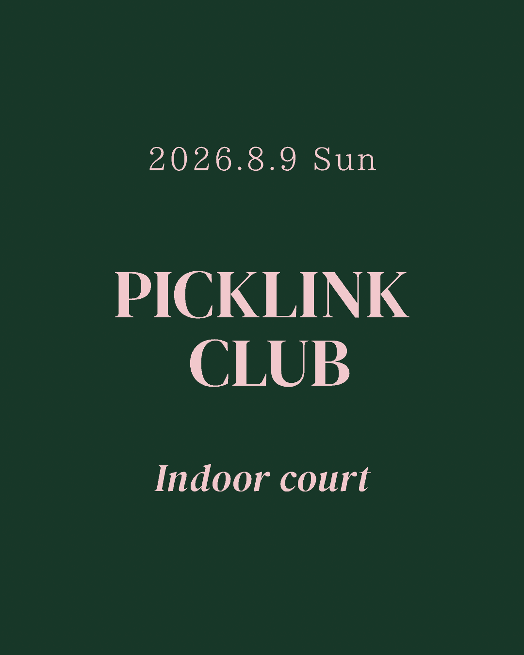 PICKLINK CLUB(ピックルボール)