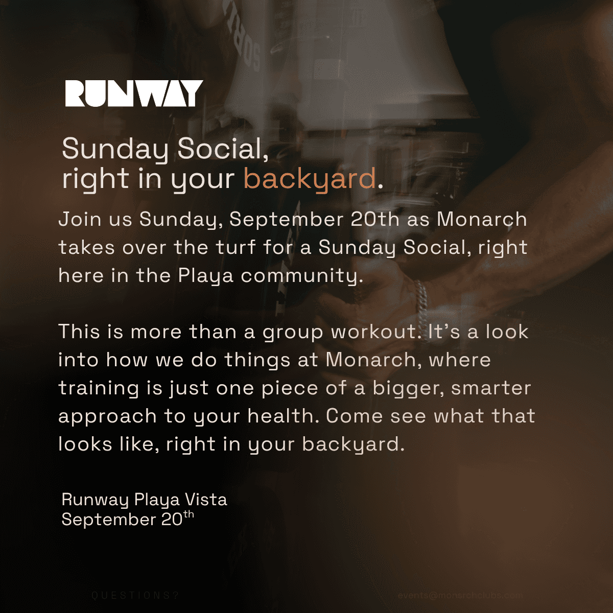 Runway Sunday Social: Powered by Monarch