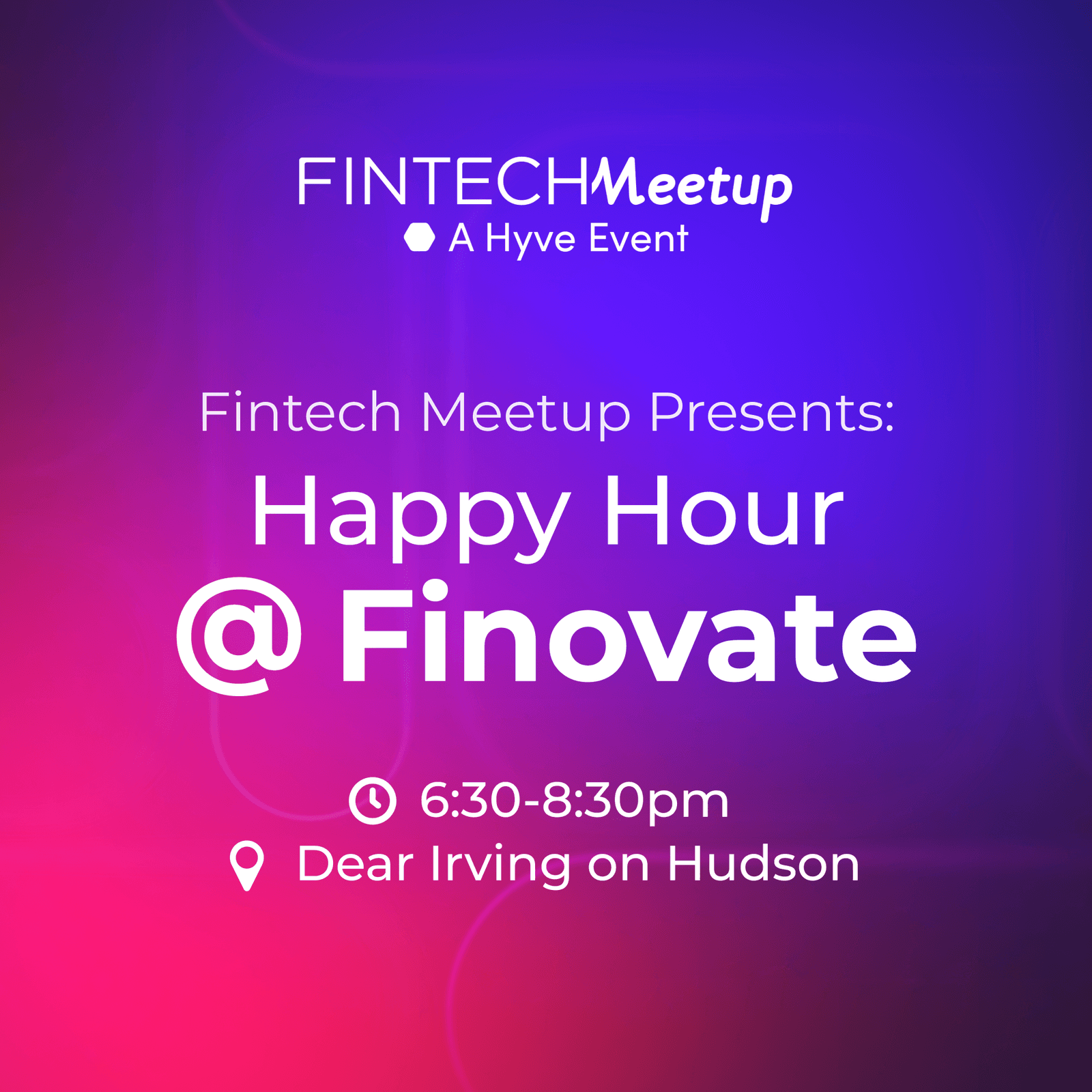 Fintech Meetup Happy Hour @ Finovate