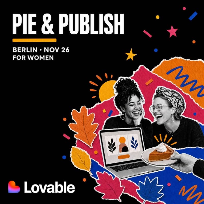 Pie & Publish 🥧👩🏼‍💻 with Lovable