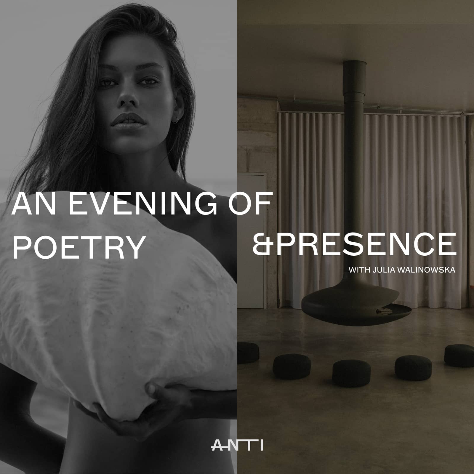 ANTIclub Invites Julia Walinowska for: An Evening of Poetry & Presence