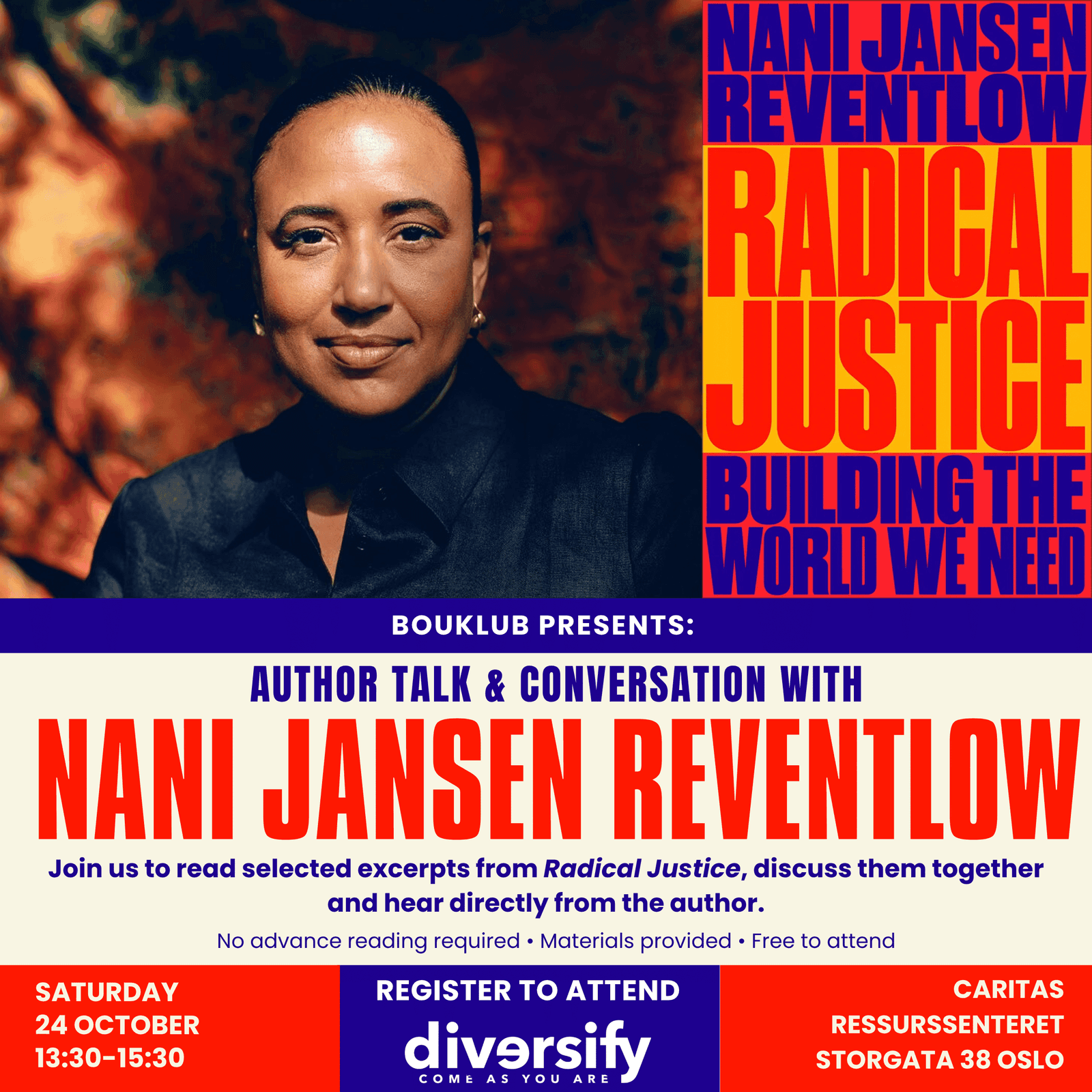 Author Talk with Nani Jansen Reventlow: Radical Justice